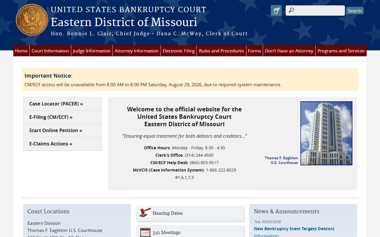 Scotland County Circuit Court bankruptcy court records access