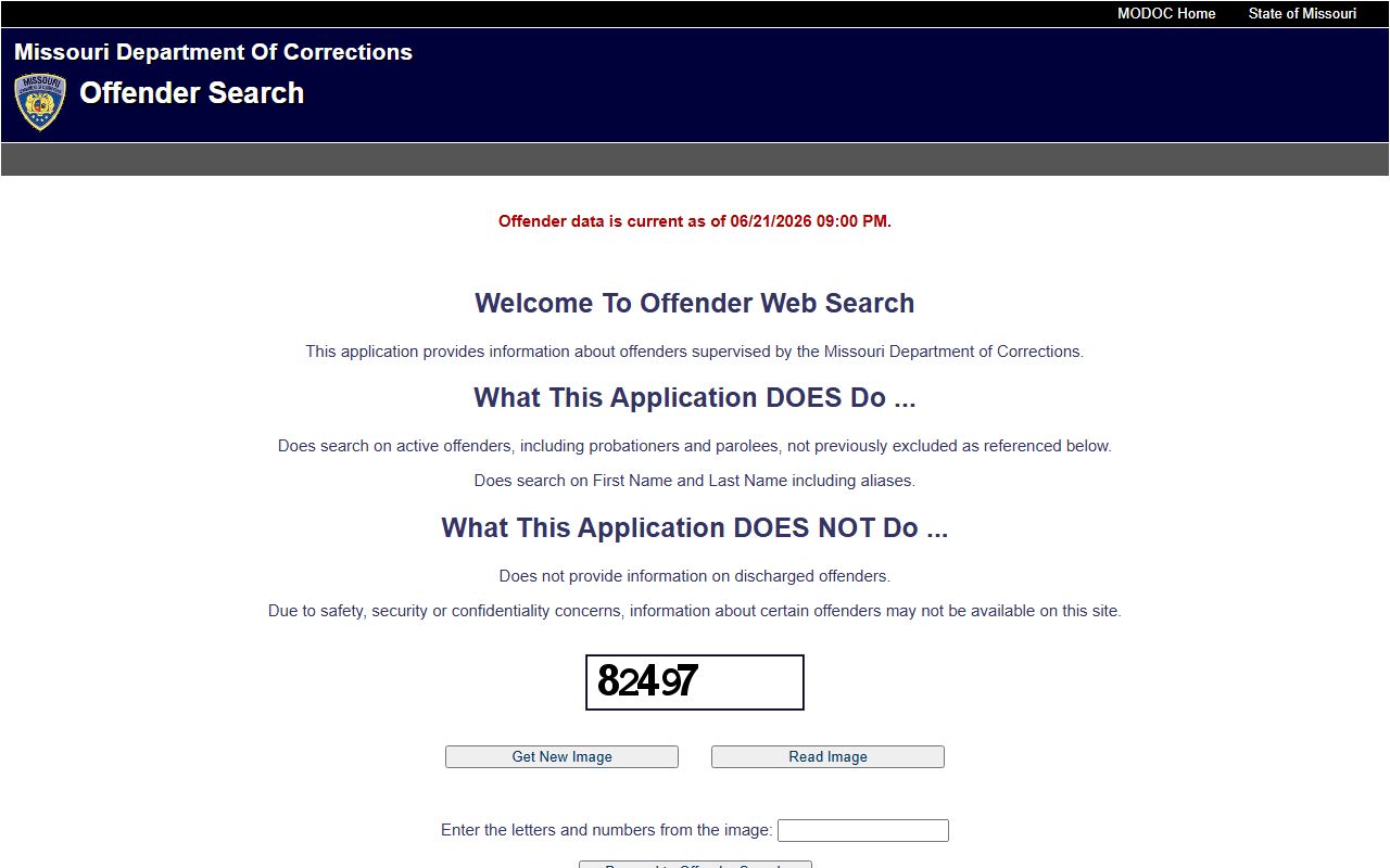 Scotland County inmate records Missouri DOC offender search